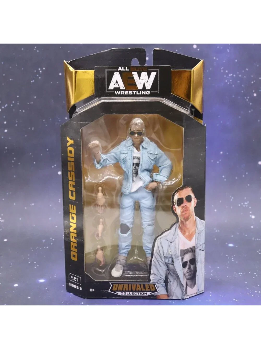 AEW Unrivaled Series 3 Orange Cassidy Action Figure Jazwares NIB b